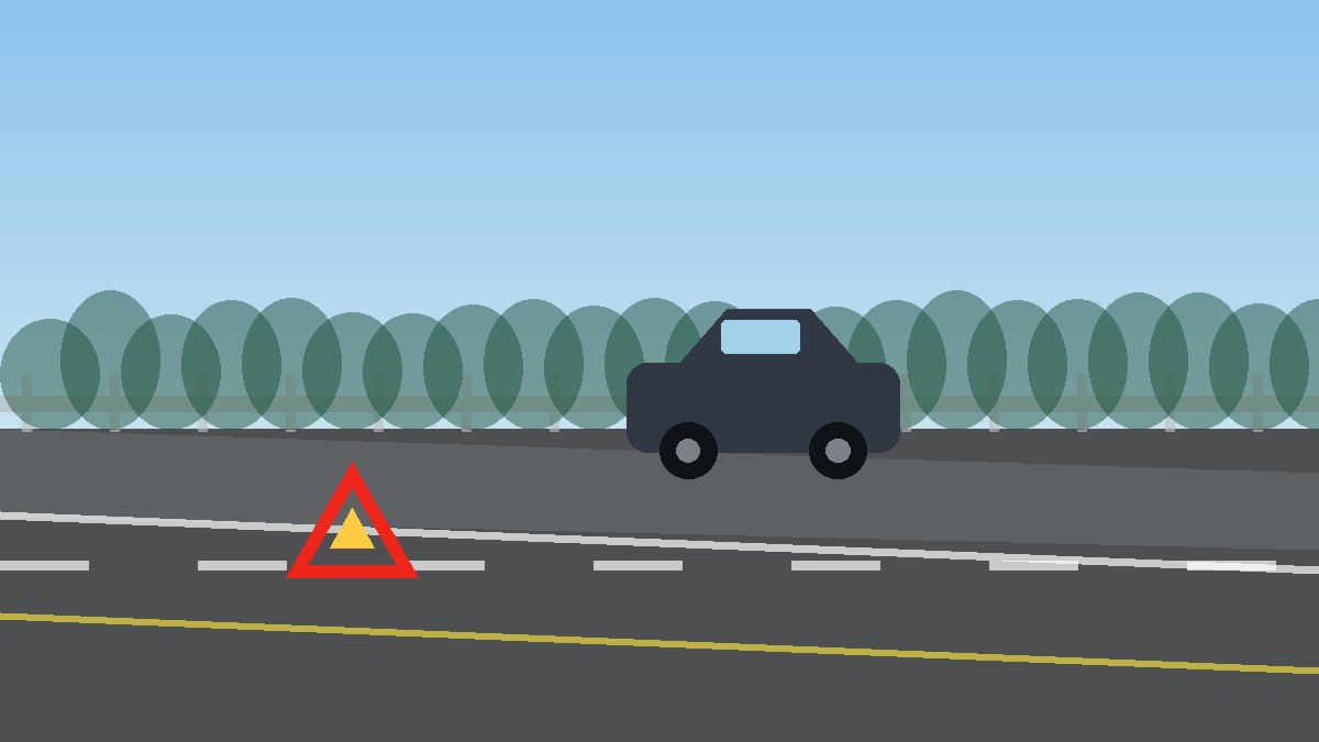 孝感道路故障安全等待现场图